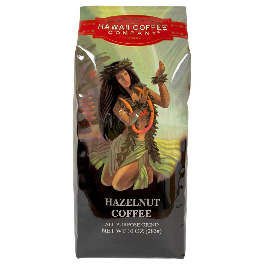 Hawaii Coffee Company, Hawaiian Blends - Ground Coffee, 10Oz Bags (Variety)