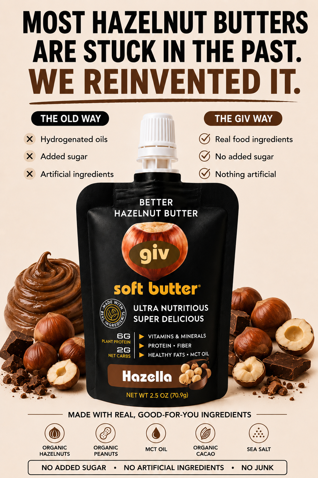 Hazella Hazelnut Better 2.5oz Pouch (6 Count)