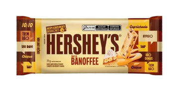 Hershey’s Banoffee White Chocolate Bar – Banana Toffee Biscuit Chocolate (Brazil)