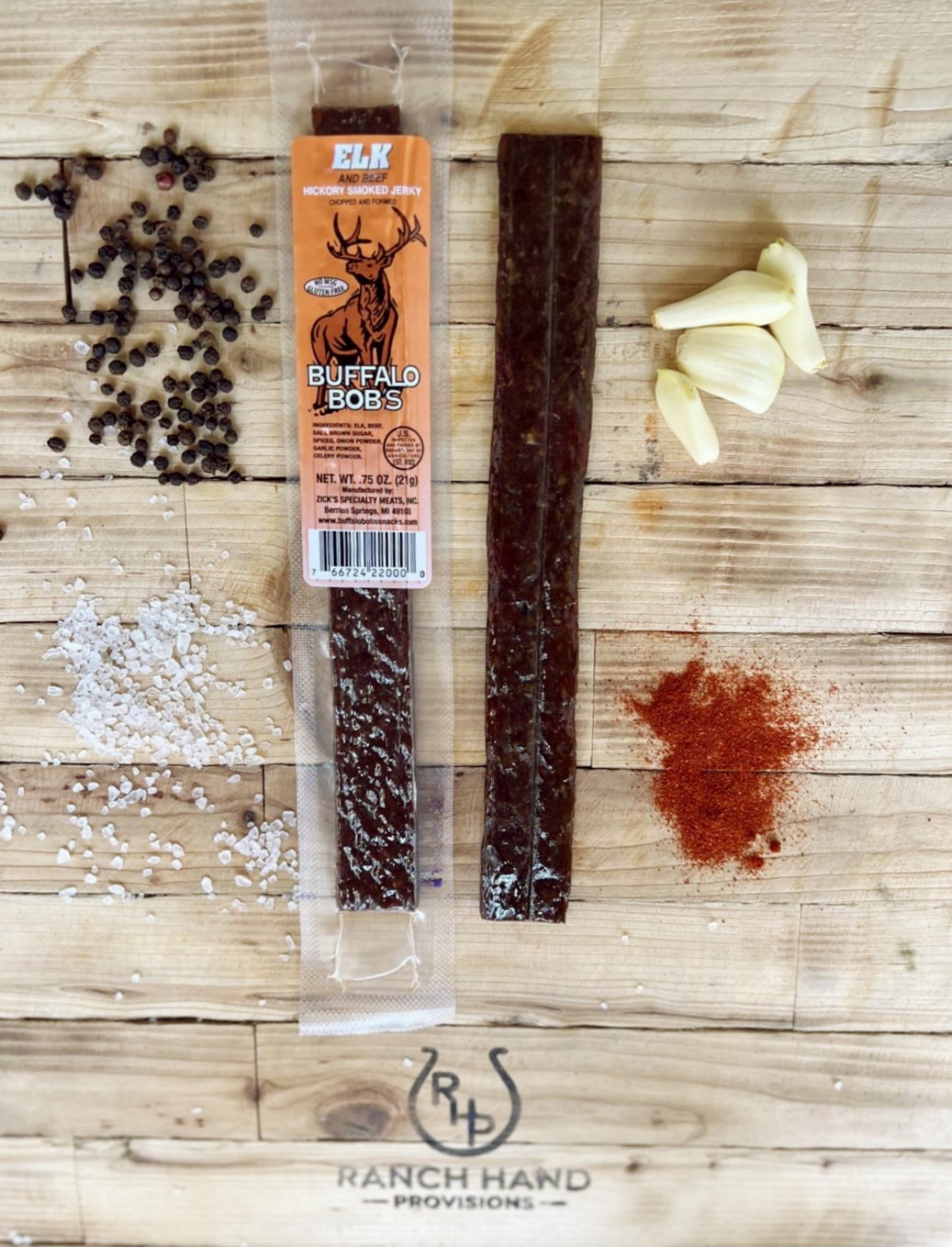 Elk Jerky (Hickory Smoked)