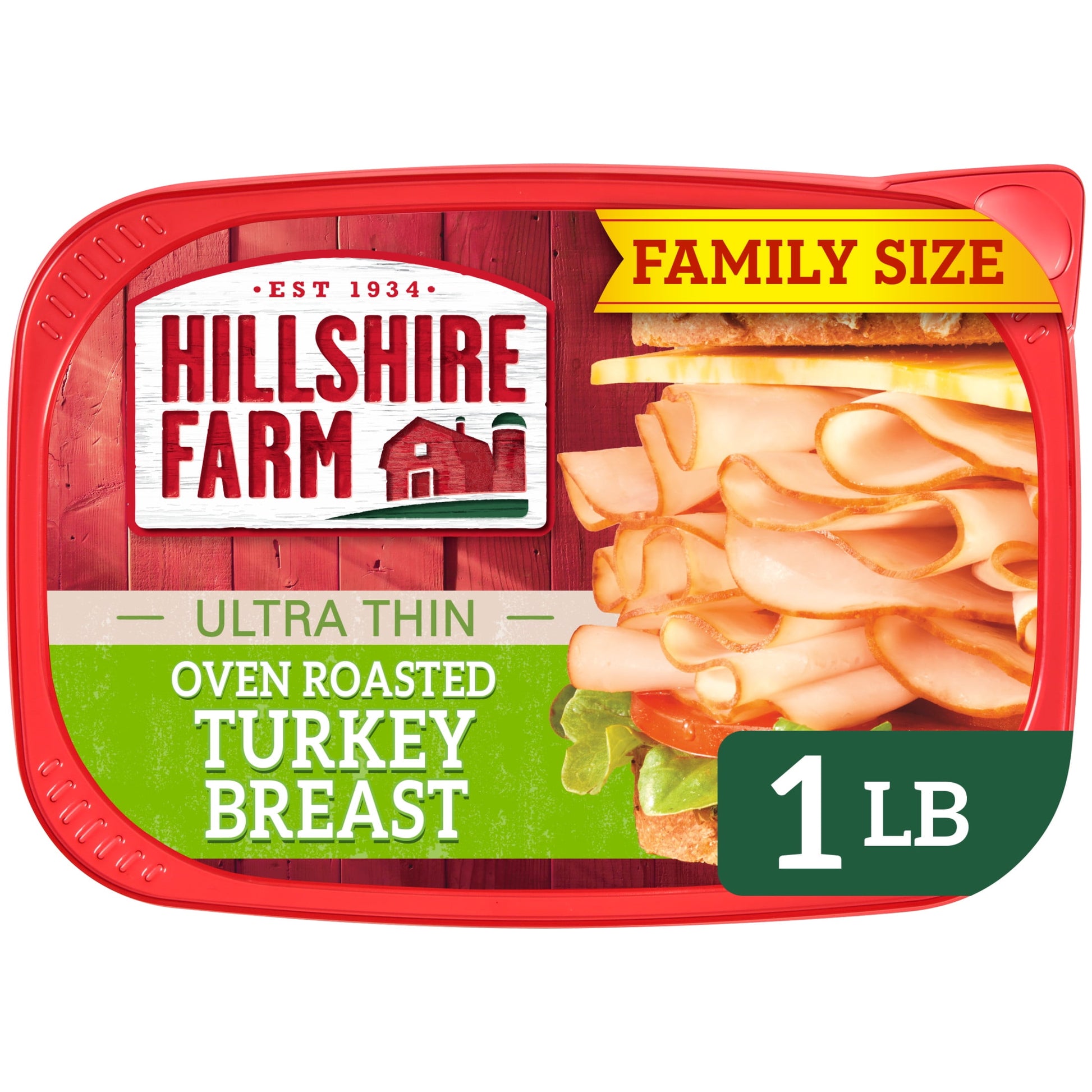 Hillshire Farm Ultra Thin Oven Roasted Turkey Breast, 16 Oz
