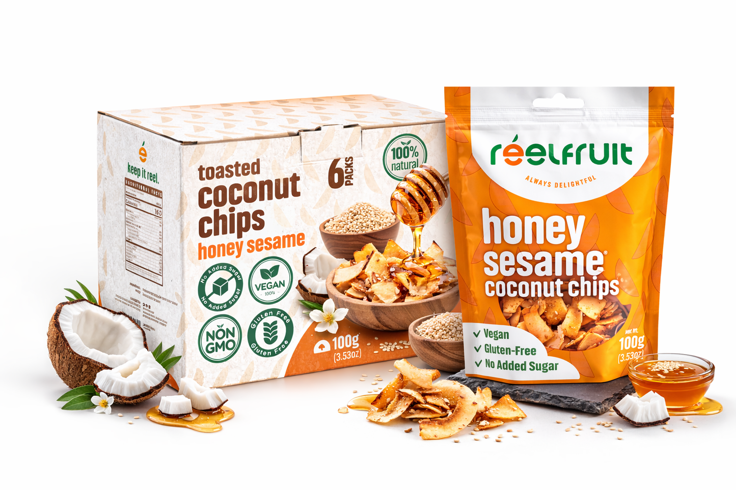 Honey Sesame Coconut 2.65oz (6)