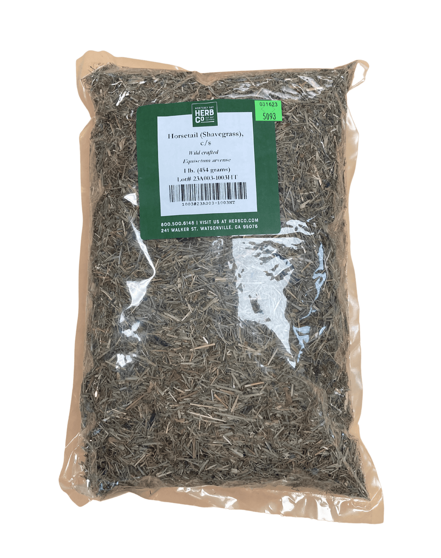 Horse Tail (Shavegrass) Cut, Sifted