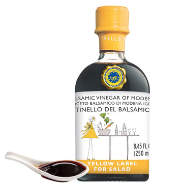 Il Tinello Aceto Balsamico di Modena IGP, Yellow Label, (8.5 fl oz) 250ml