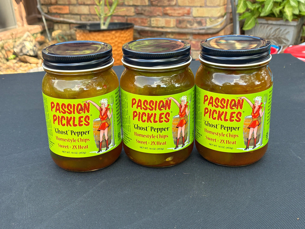 Passion Pickles® Ghost Pepper Flavored Extra Spicy Pickles