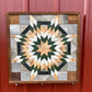 Amish Handmade Barn Quilt Wall Art – Reclaimed Barn Wood – 20.75” x 20.75”