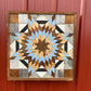 Amish Handmade Barn Quilt Wall Art – Reclaimed Barn Wood – 20.75” x 20.75”