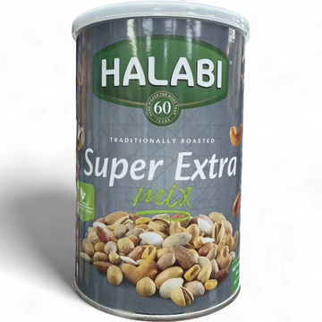 HALABI Super Extra Mix Cans 400G – Premium Quality Nuts & Seeds