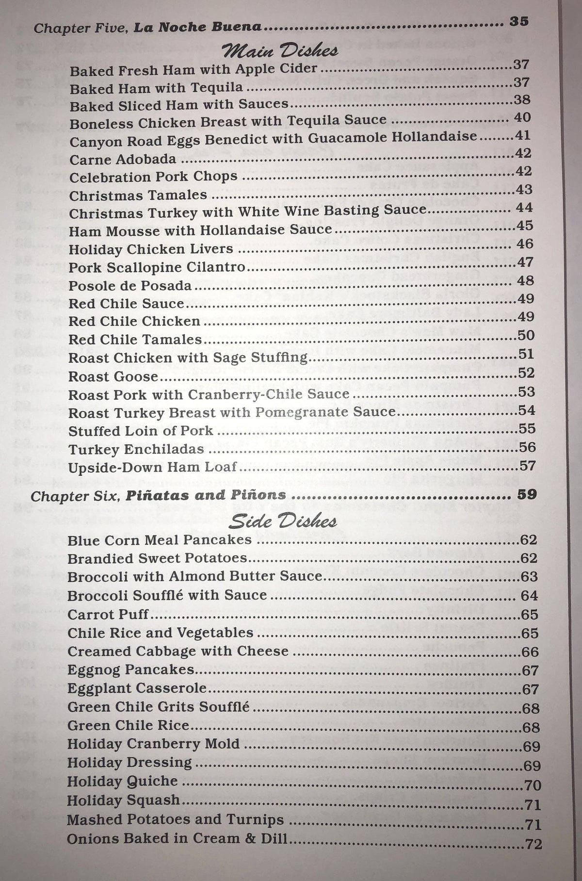 cookbook "Christmas In New Mexico"