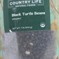 Black Turtle Beans, Organic (REDUCED PRICE! - Contains splits)