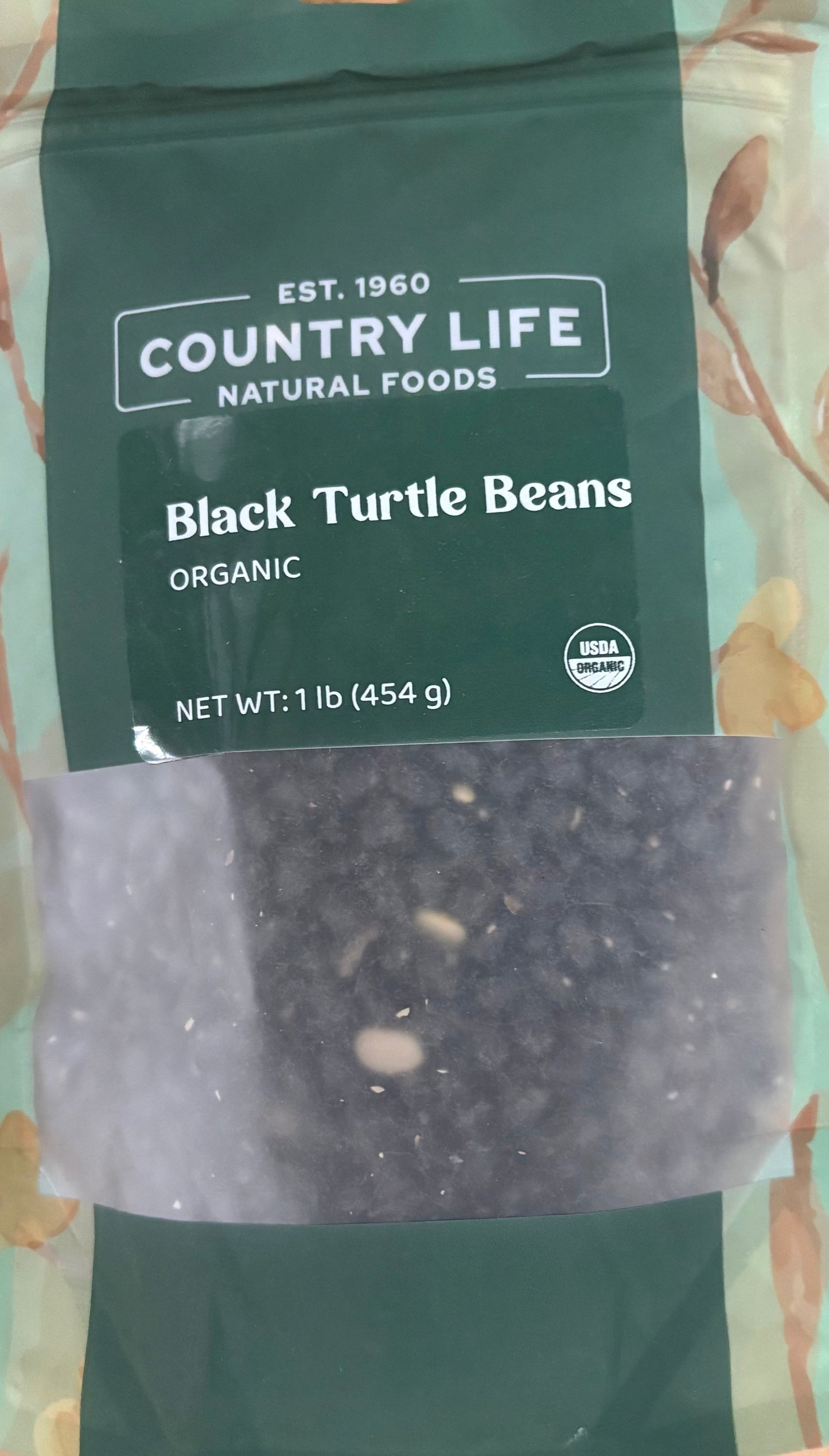 Black Turtle Beans, Organic (REDUCED PRICE! - Contains splits)