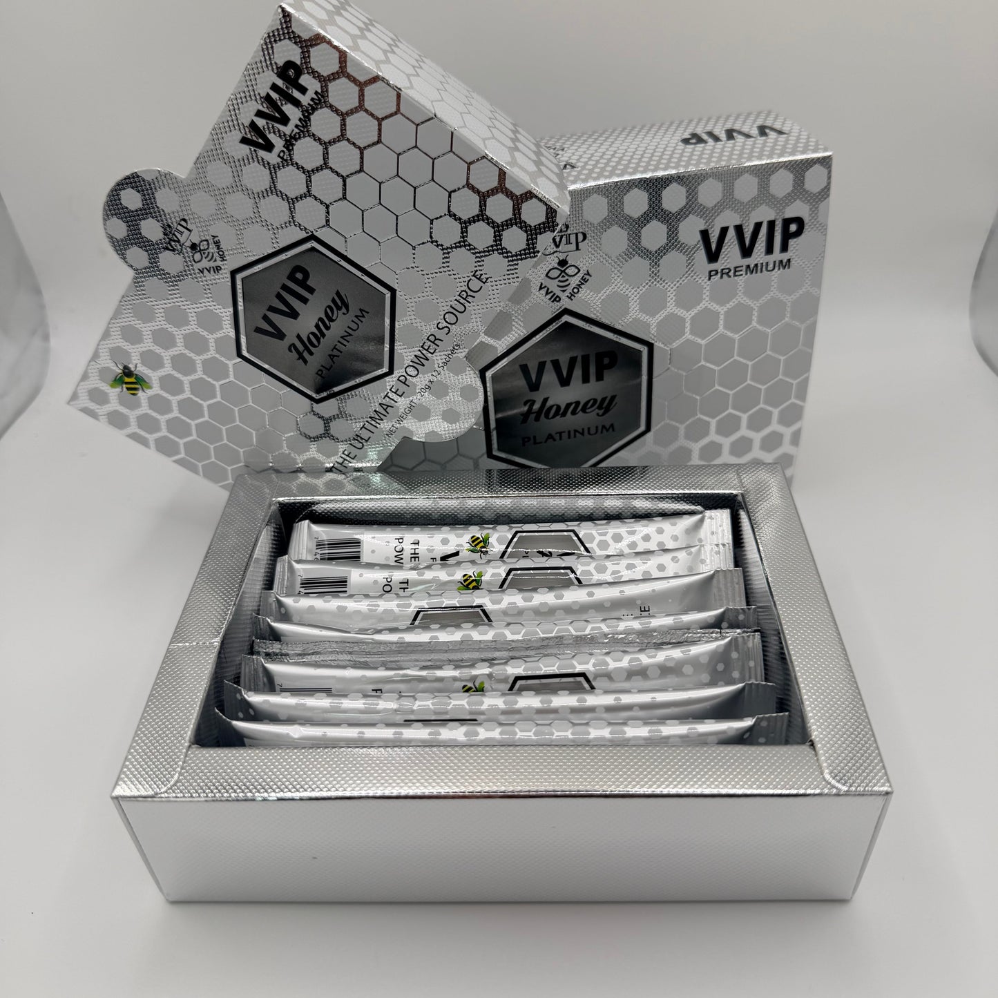Platinum Honey — Pure Honey Sachets — 20g x 12 Pack
