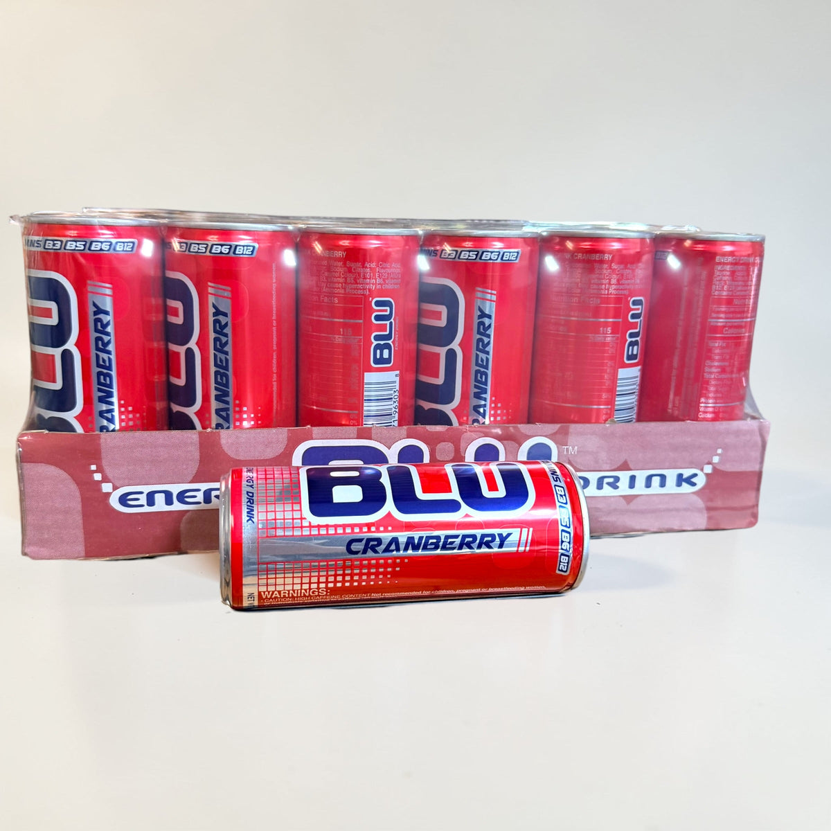 BLU DAY Cranberry Energy Drink 250ml Can