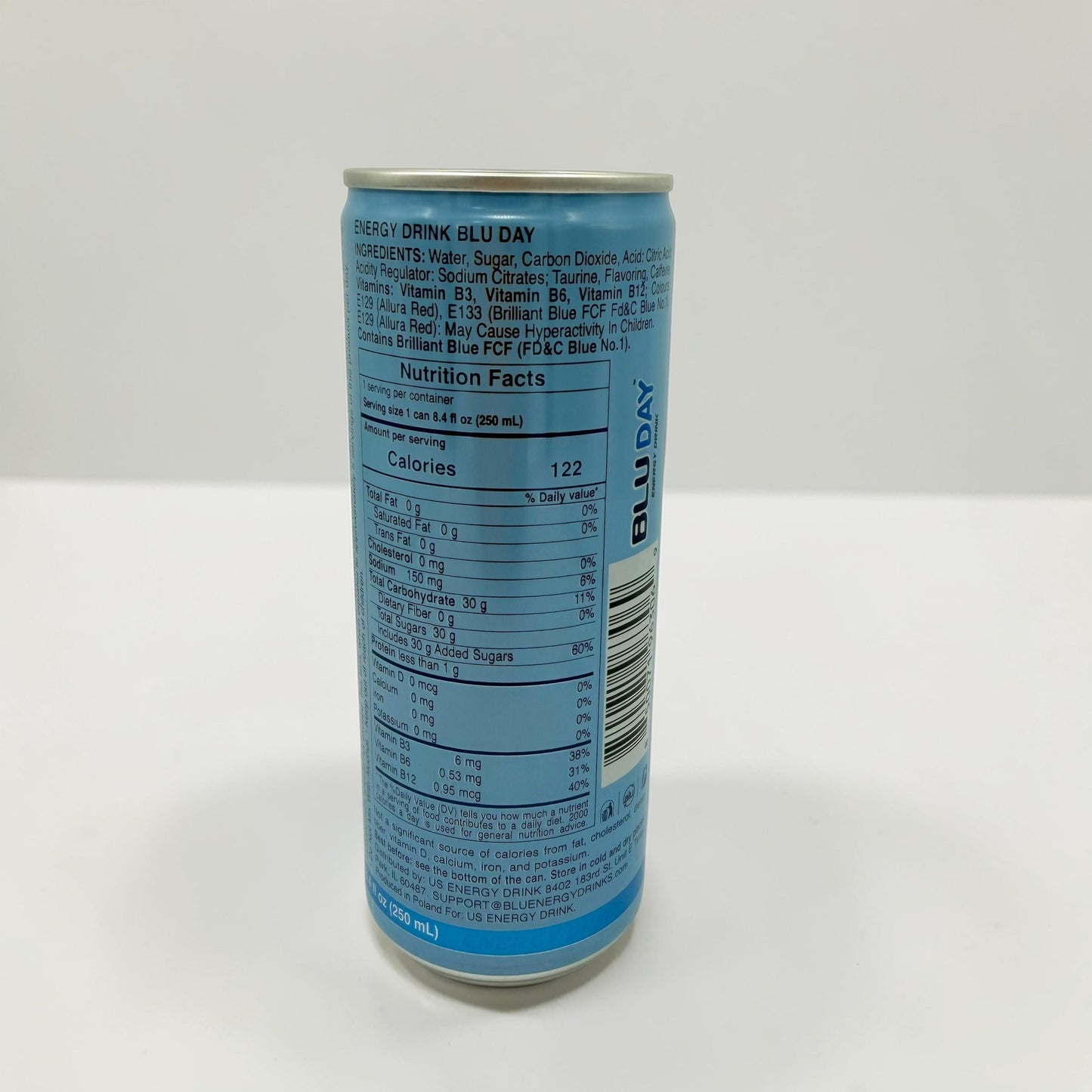 BLU DAY Refreshing Energy Beverage 250ml