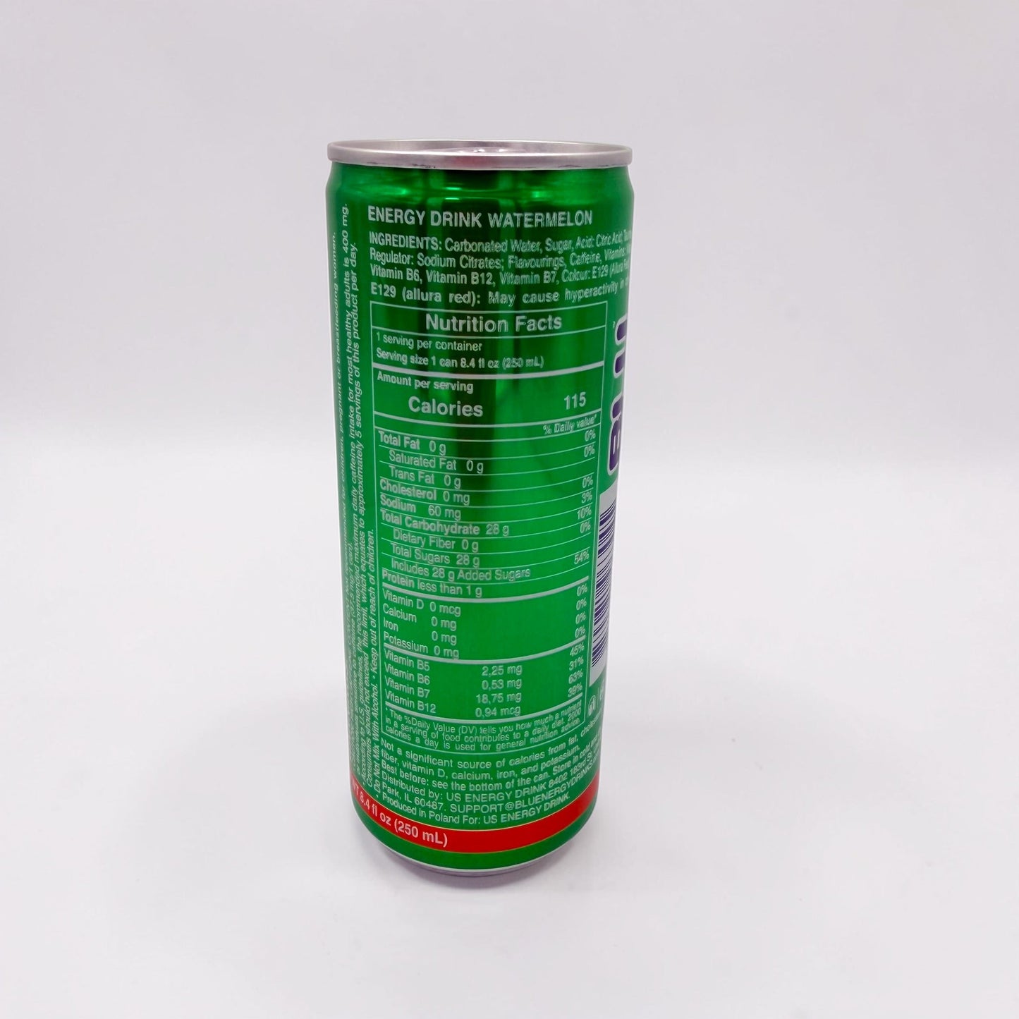 BLU DAY Watermelon Energy Drink 250ml