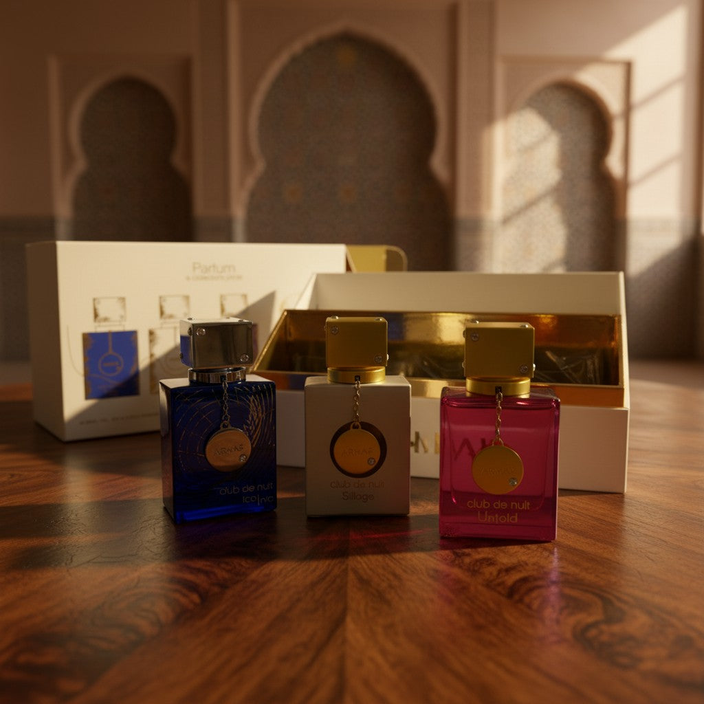 Armaf Club de Nuit Parfum Gift Set — Iconic + Impériale + Untold (3x30ml)