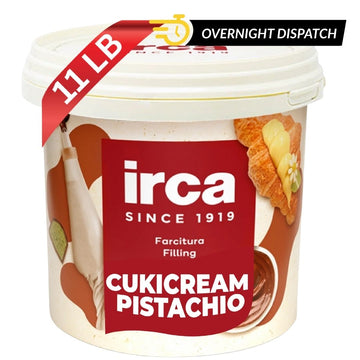 Irca,  Cukicream Pistachio Cream Filling, DUBAI CHEWY COOKIE CREAM, 11 lb (5 kg), 두바이 쫀득한 쿠키 크림 Pistachio Cream Bucket