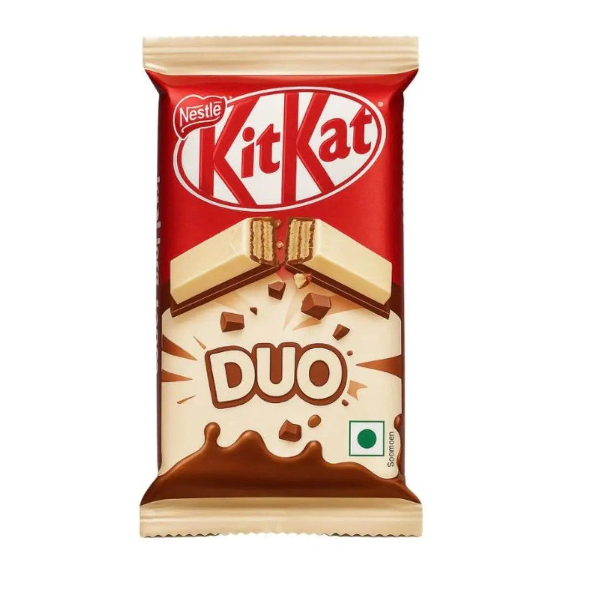Imported KitKat DUO Chocolate & White Chocolate Wafer Candy Bar International KitKat (India)