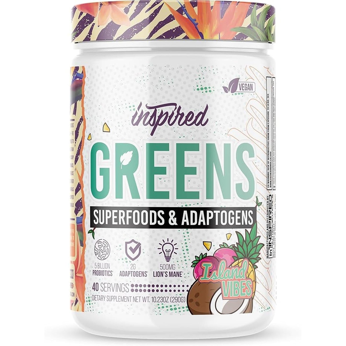 Inspired Nutraceuticals GREENS: Superfood Powder
