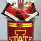 Iowa State Cyclones Gift Tin Basket - Savory or Sweet - Made in USA
