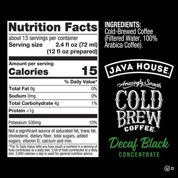 Decaf Cold Brew 4:1 Concentrate