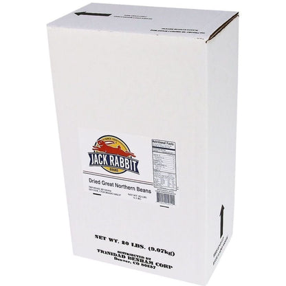 Jack Rabbit Great Northern Beans - 20 Lb. Package, 1 Package Per Case