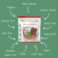 Instant Dairy Free Peppermint Hot Cocoa Mix  | Single Serving 5 Pack |Gluten Free, Vegan and Organic