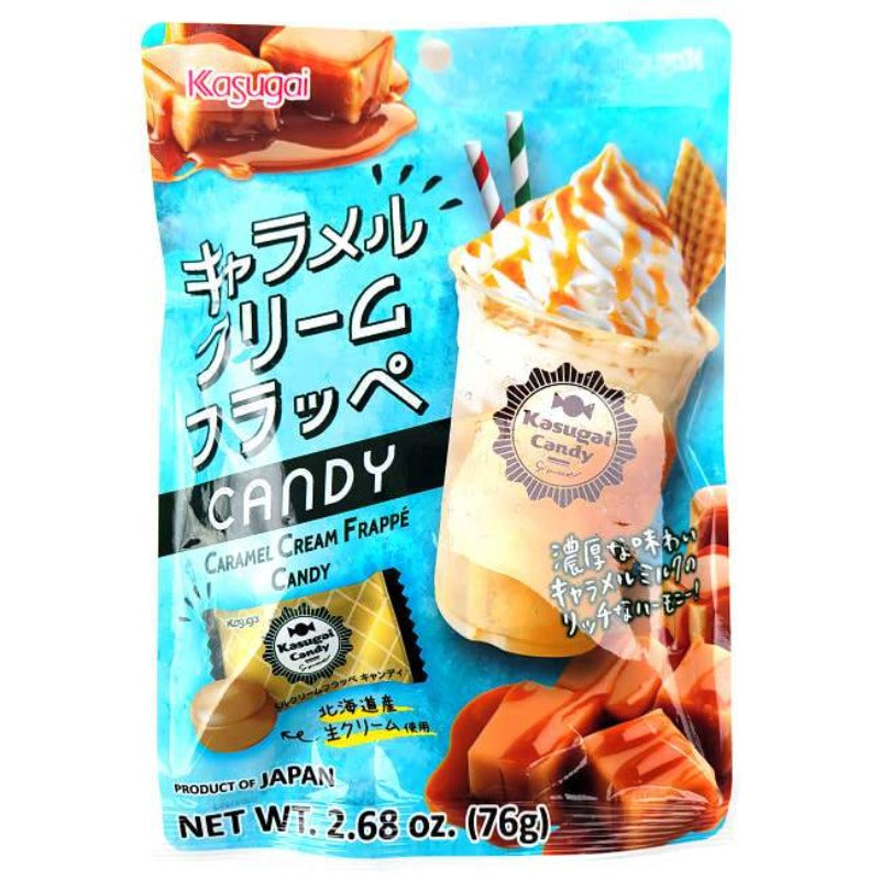 Kasugai Frappe Hard Candy, Peach, Mango or Caramel Cream