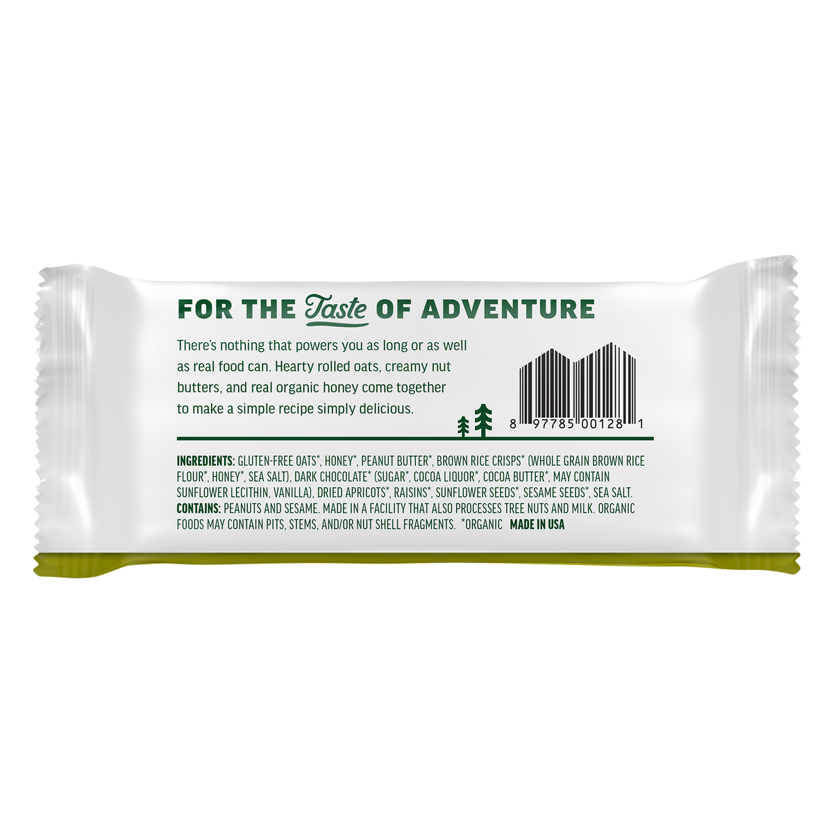 Kate's Real Food Peanut Butter Dark Chocolate Bars - 12pk