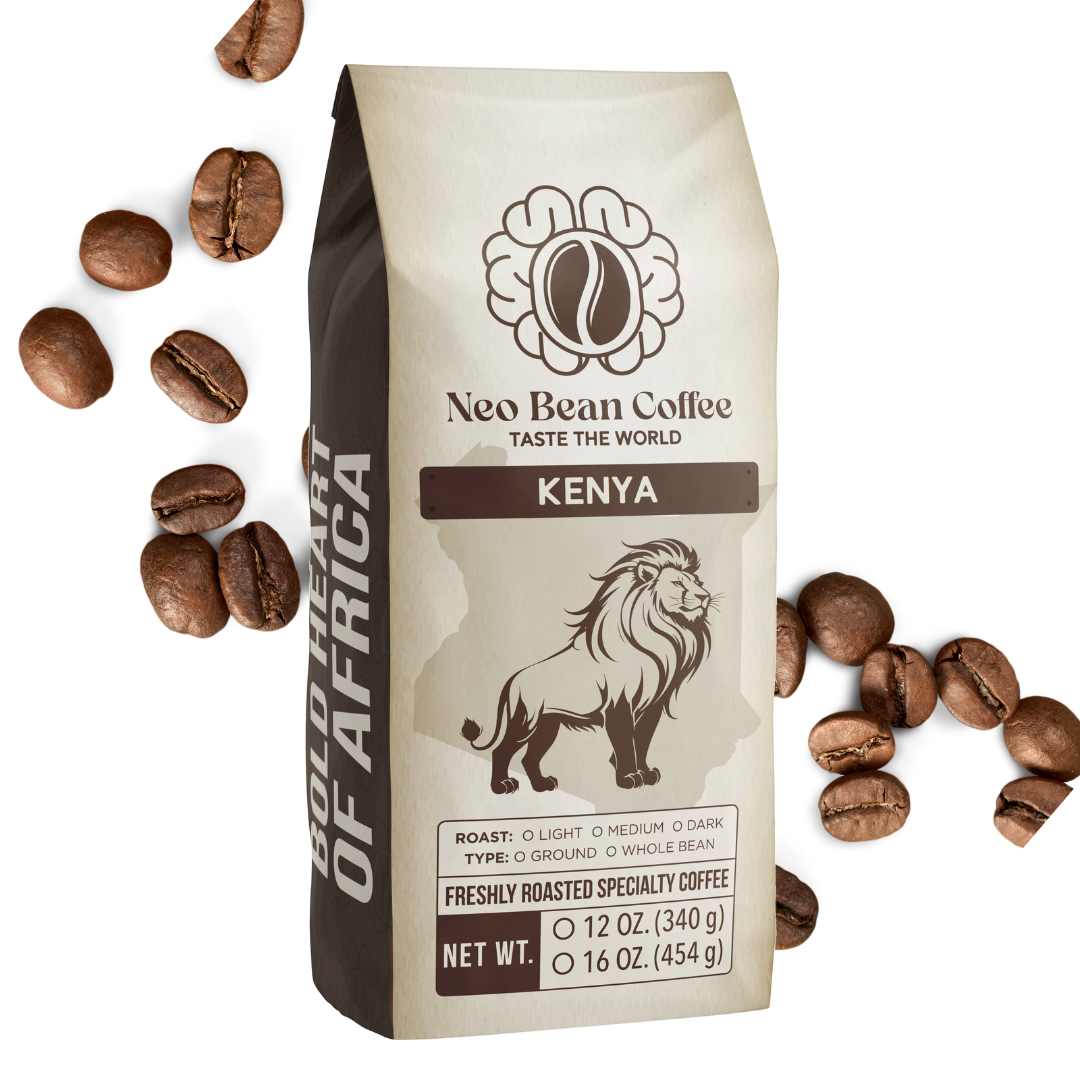 Kenya Freshly Roasted Single-Origin Specialty Coffee