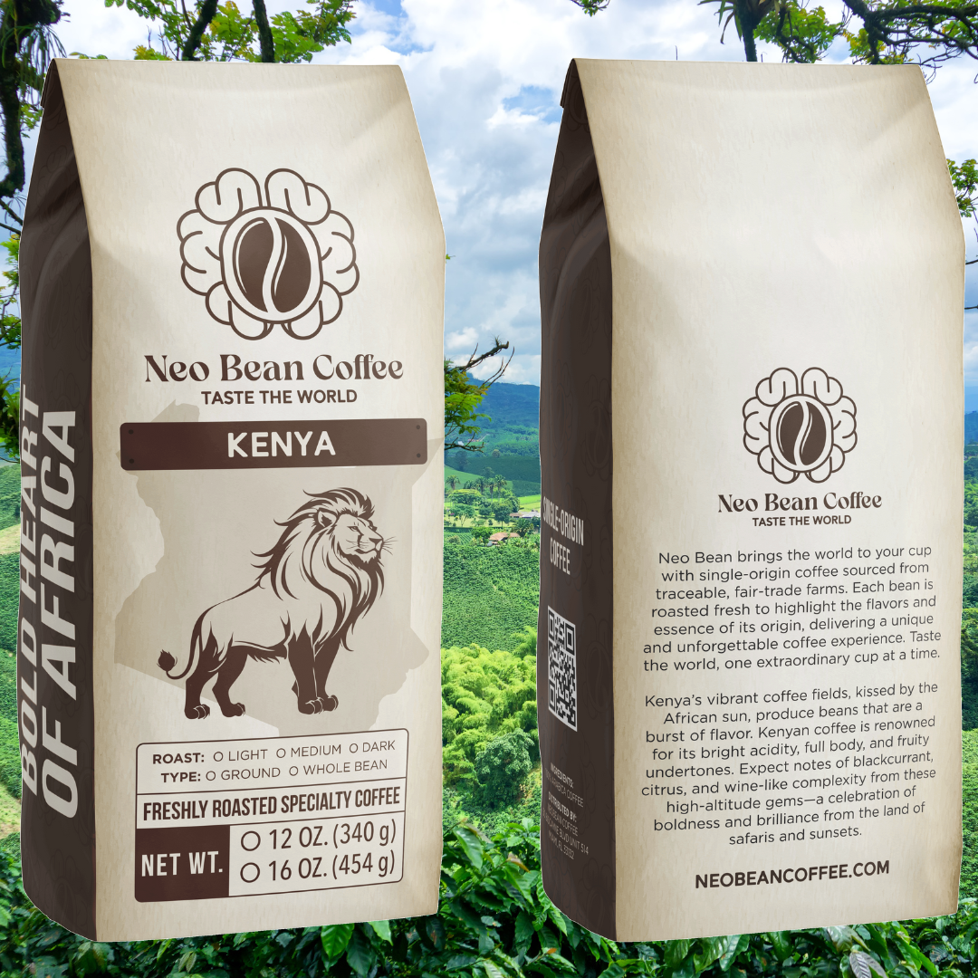 Kenya Freshly Roasted Single-Origin Specialty Coffee