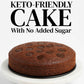 Andy Anand Sugar-Free Keto Triple Chocolate Truffle Cake, 9-Inch, 2 lb – Low-Carb, Gourmet Decadent Dessert, Diabetic-Friendly Birthday Gift