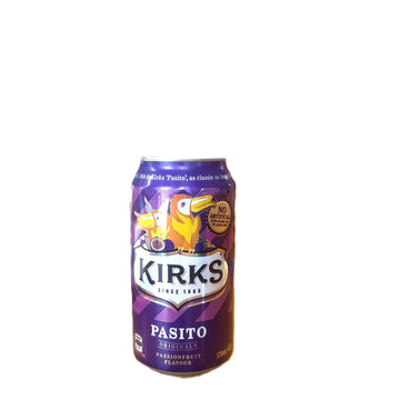 Kirks Pasito 375mL – Classic Australian Passionfruit Soda Drink (Australia)