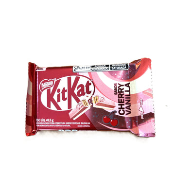 KitKat Cherry Vanilla – Brazilian KitKat Cherry Vanilla Chocolate Bar (Brazil)