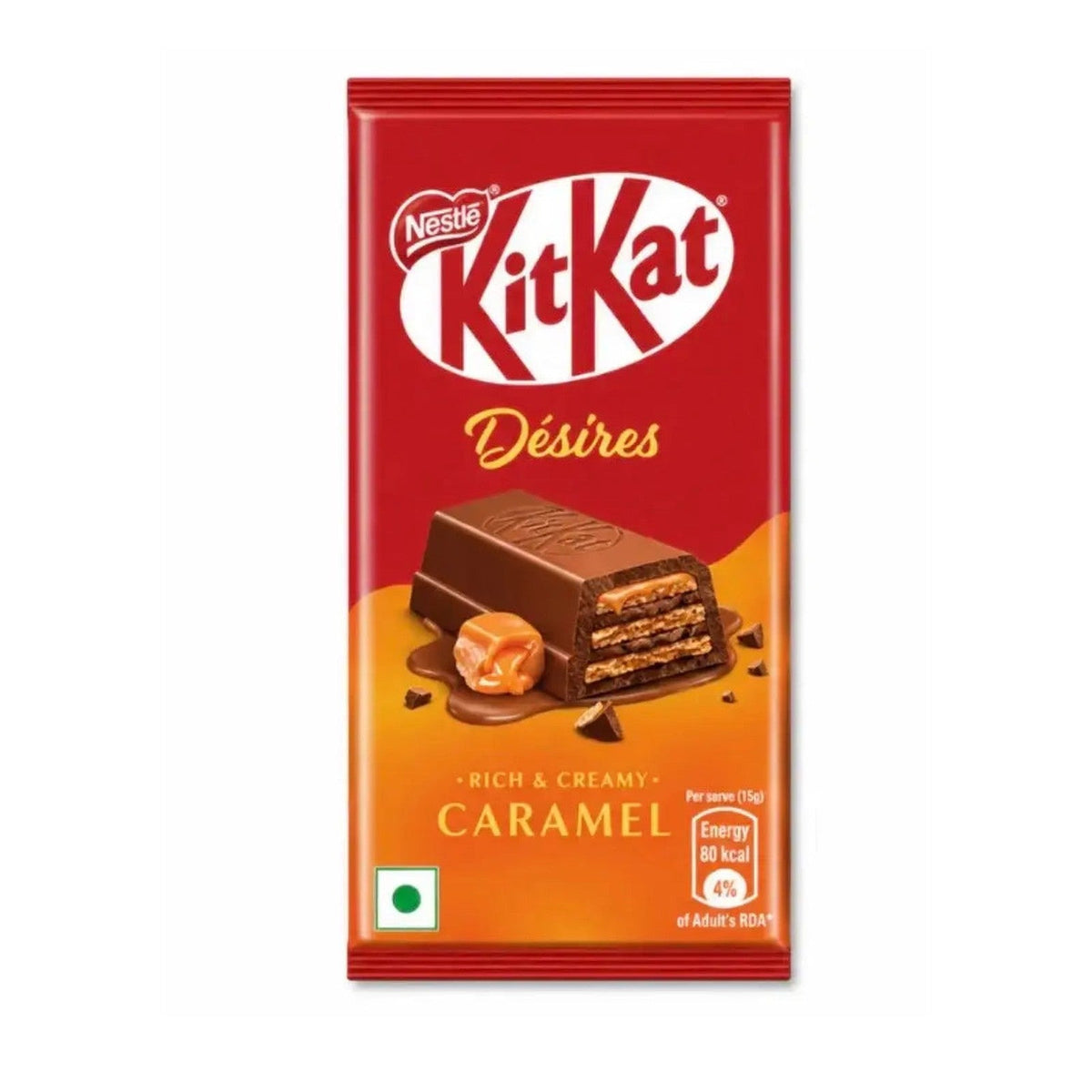 KitKat Desires Caramel – Rich & Creamy Caramel Chocolate Wafer Bar (India)