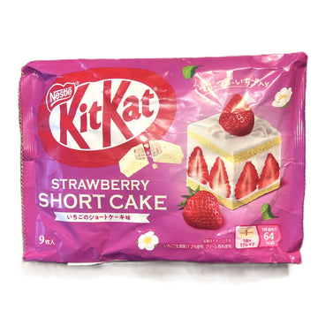 KitKat Strawberry Shortcake Mini Wafer Bars – White Chocolate Strawberry Cake Flavor (Japan)