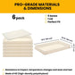 L'Oro Del Sud, 5 Dough Proofing Box Trays with 1 Lid, White, 6 Pack