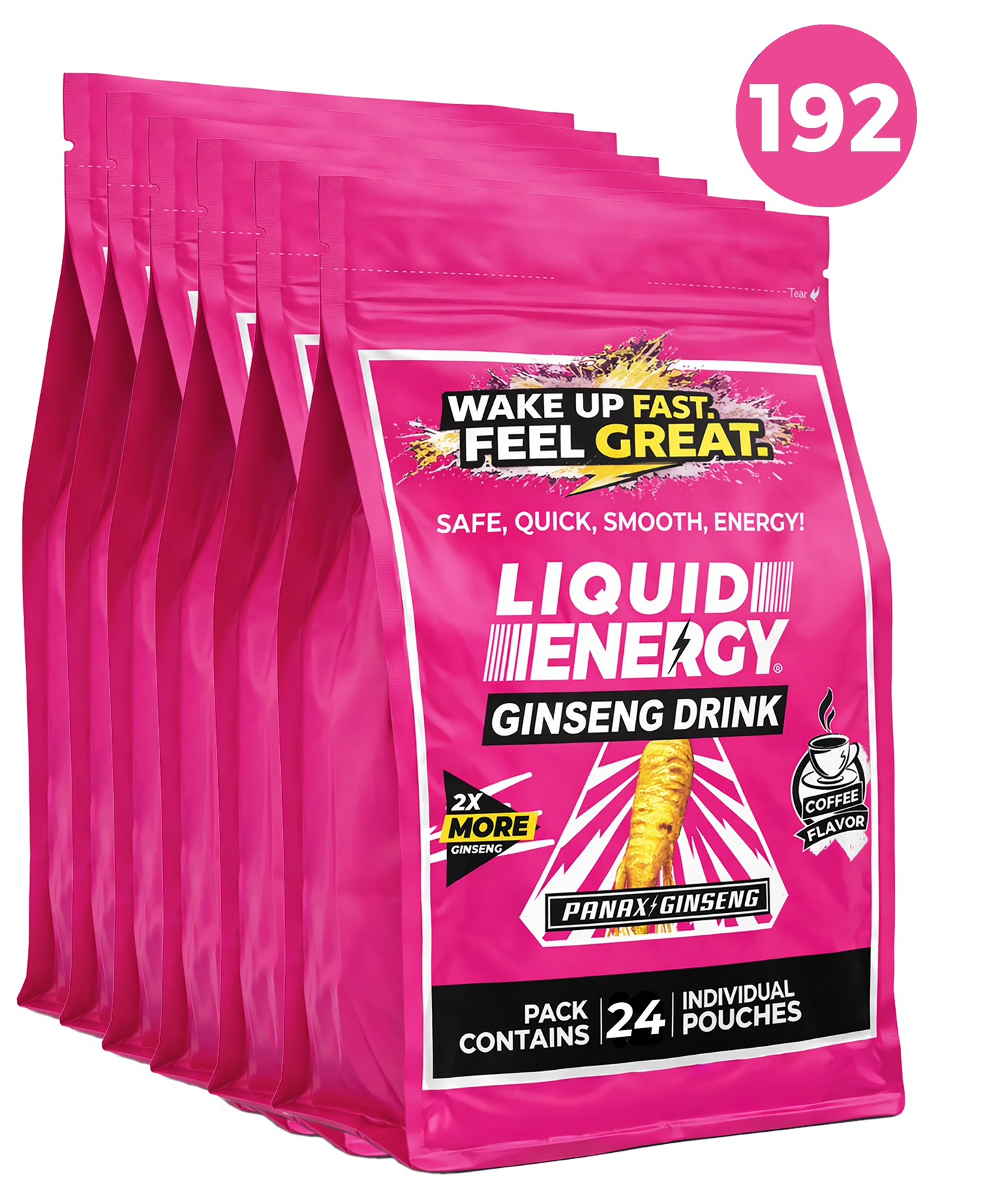 Liquid Energy Ginseng Drink Original Coffee