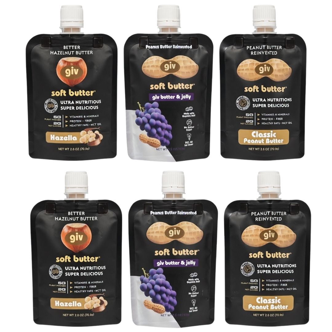 Peanut Better Variety Pack 2.5oz Pouch (6 Count)