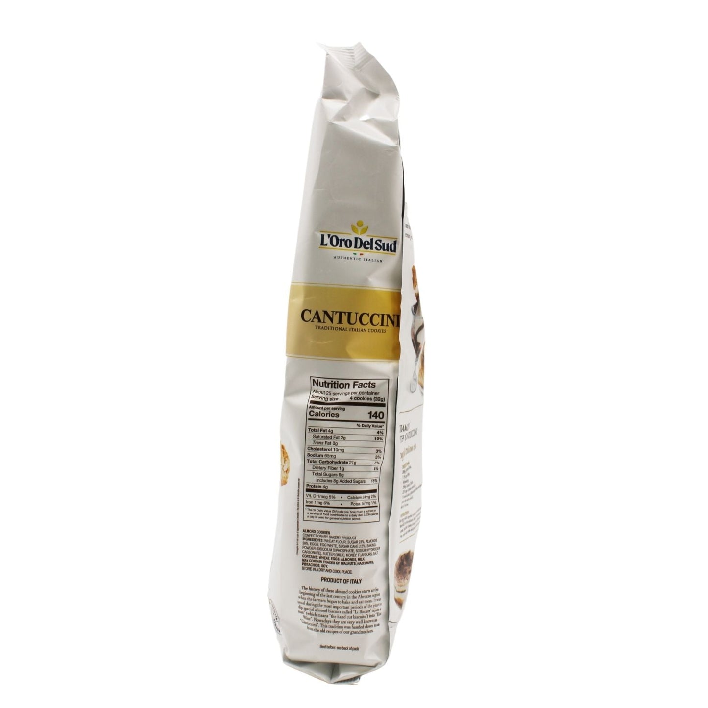 L'Oro Del Sud, Cantuccini Biscotti with Almonds, 28 oz (794 g)