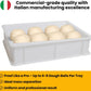 L'Oro Del Sud Dough Proofing Box with Lid (1 Box + 1 Lid) White – Italian Made Professional Quality