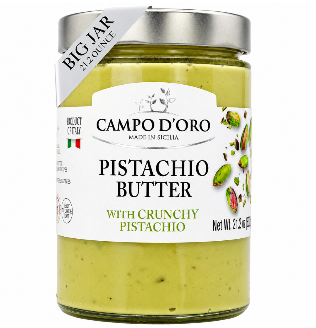Campo D'Oro, Crunchy Pistachio Butter Cream, 21.2oz