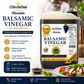 L'Oro Del Sud, "Gold Label" 8 year Aged Balsamic Vinegar of Modena, IGP Certified, 5 liters (169 fl oz)