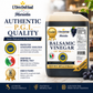 L'Oro Del Sud, "Gold Label" 8 year Aged Balsamic Vinegar of Modena, IGP Certified, 5 liters (169 fl oz)