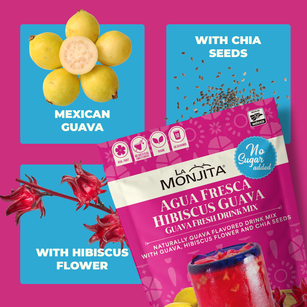 Agua Fresca Hibiscus Guava