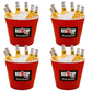 Redcupliving Red Party Ice Bucket | Reusable, Dishwasher-Safe