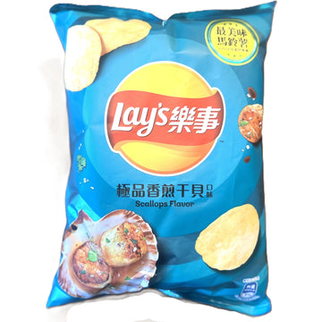 Lay’s Scallops Flavor Potato Chips – Savory Seafood Lay’s (Taiwan)