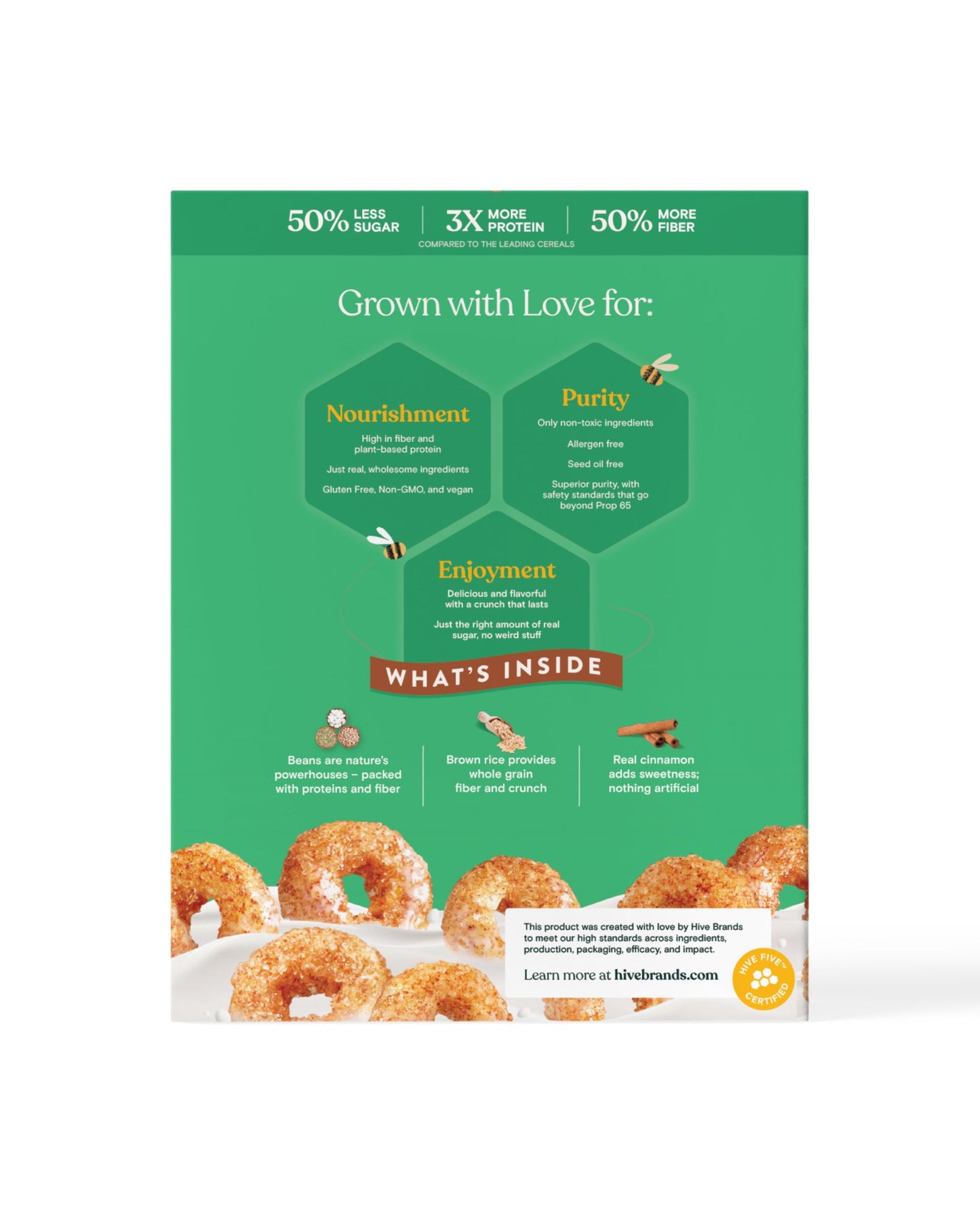 Cinnamon Power O's Cereal