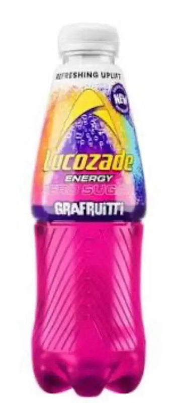 Lucozade Energy Zero Sugar Grape Fruity – Zero Sugar Tropical Energy Drink (UK)
