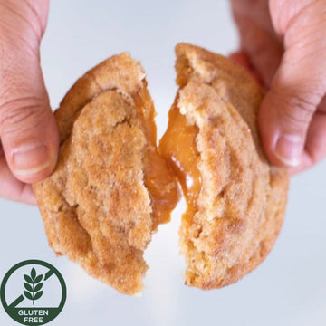 Snickerdoodle Salted Caramel LavaCookies
